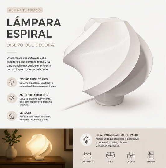 Lámpara espiral